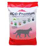 Наполнитель для кошек ECO premium комкующийся Зеленый чай 55л