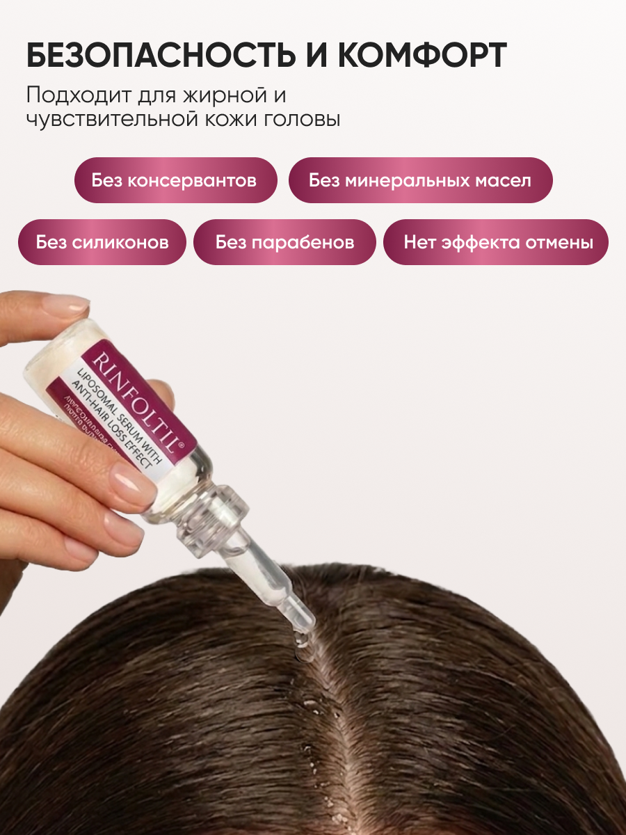 Сыворотка Ринфолтил Для ослабленных и тонких волос - фото 8
