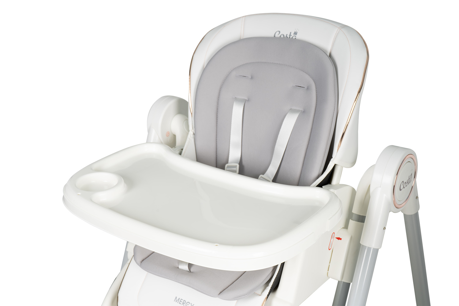 Стульчик для кормления Costa Mercy белый - фото 15