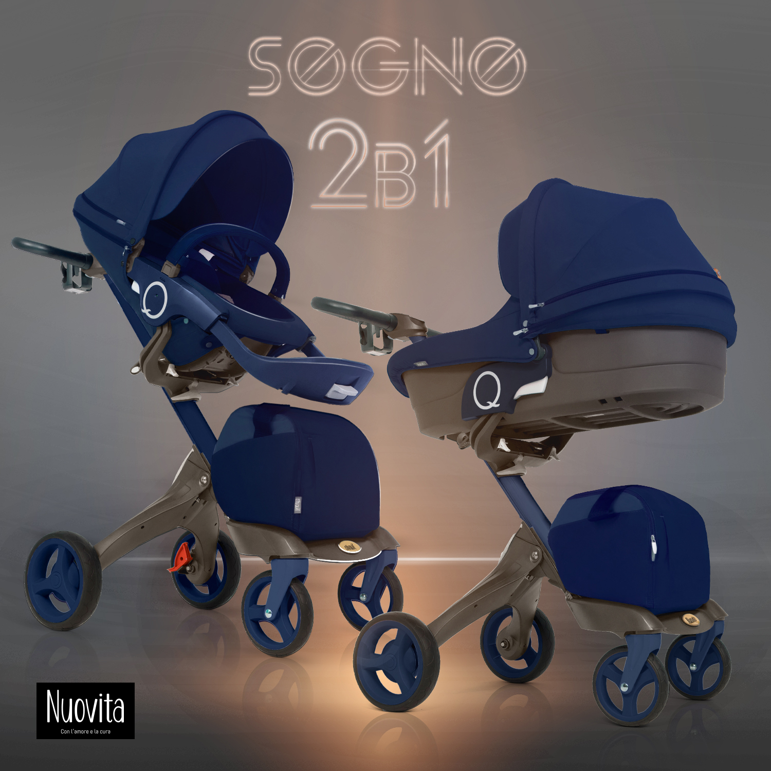 Коляска 2 в 1 Nuovita - фото 3