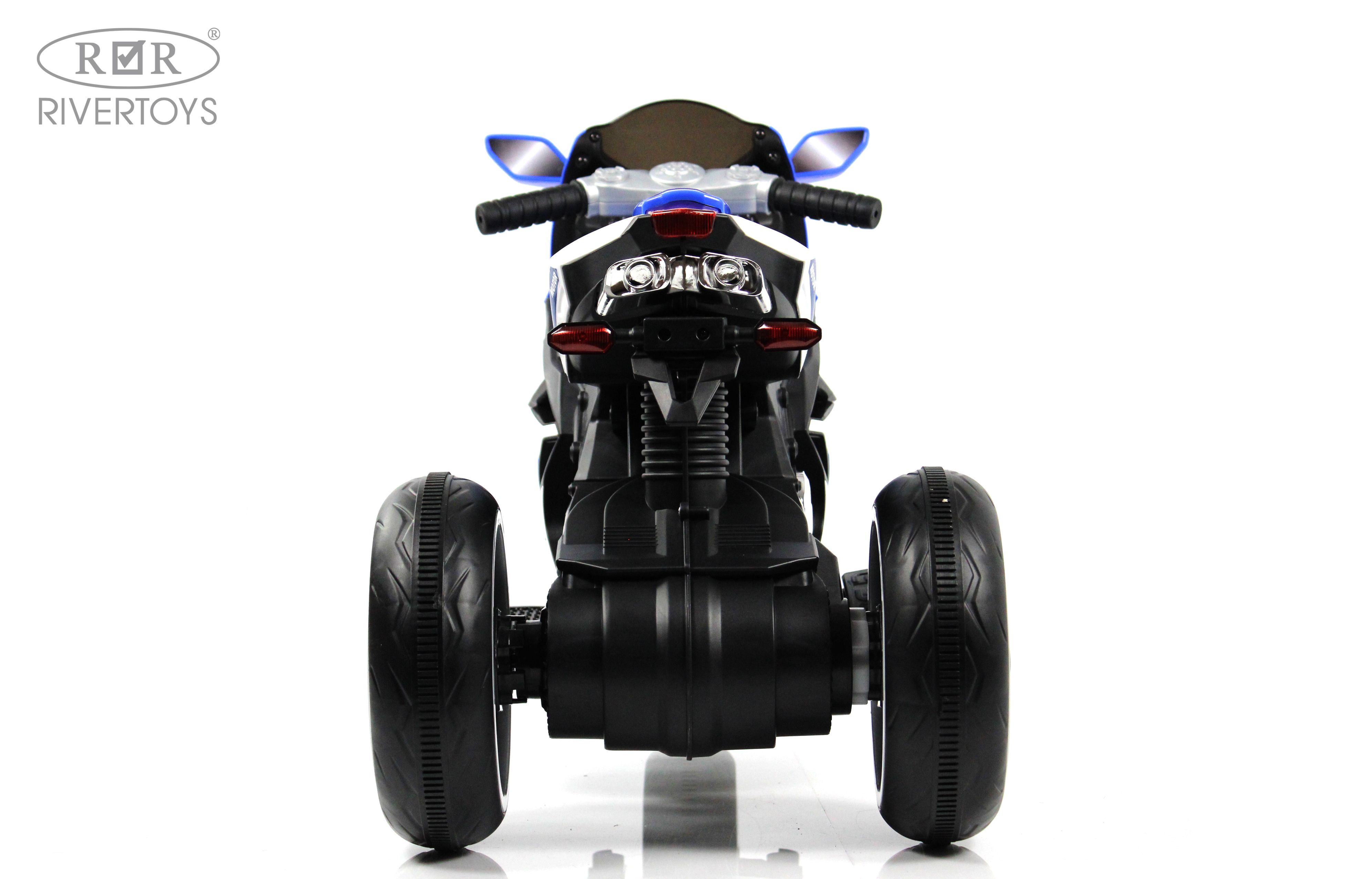 Электромобиль RIVERTOYS K222AM-BLUE - фото 18