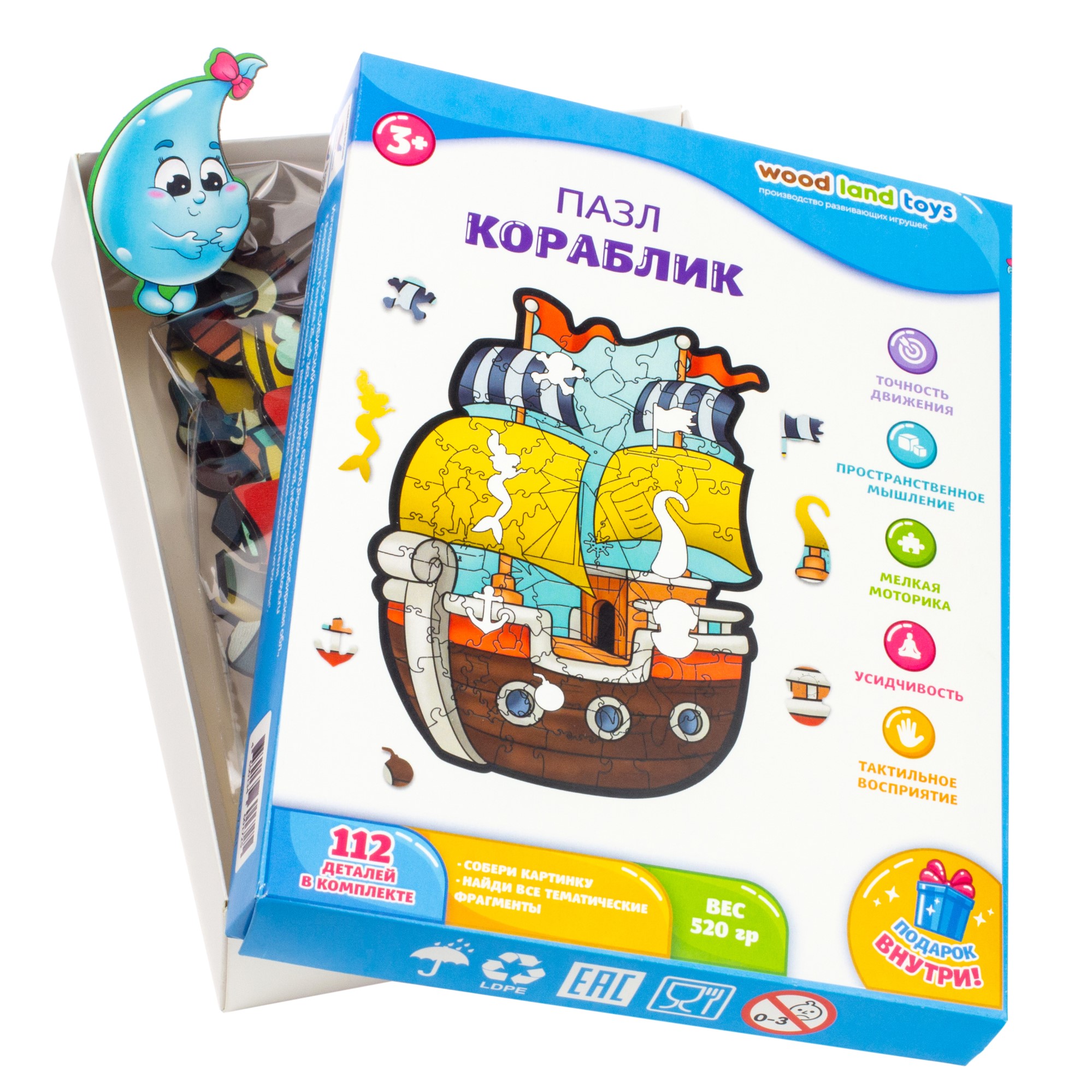 Пазл WOODLANDTOYS классический - фото 7