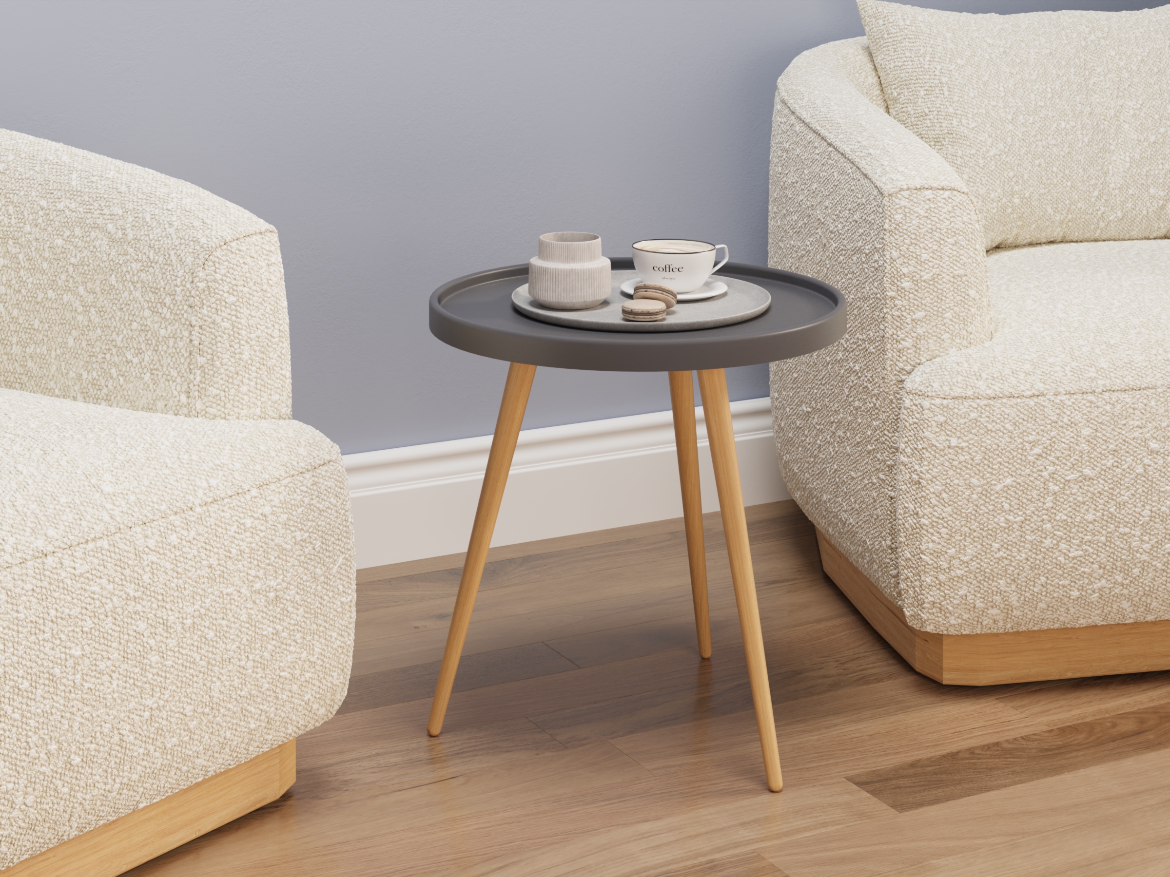 Стол журнальный SLINE Келли графит - фото 9