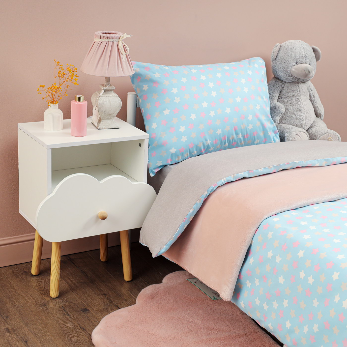 Комплект постельного белья Sofi de Marko Звездочки полутораспальный 3 предм. - фото 2