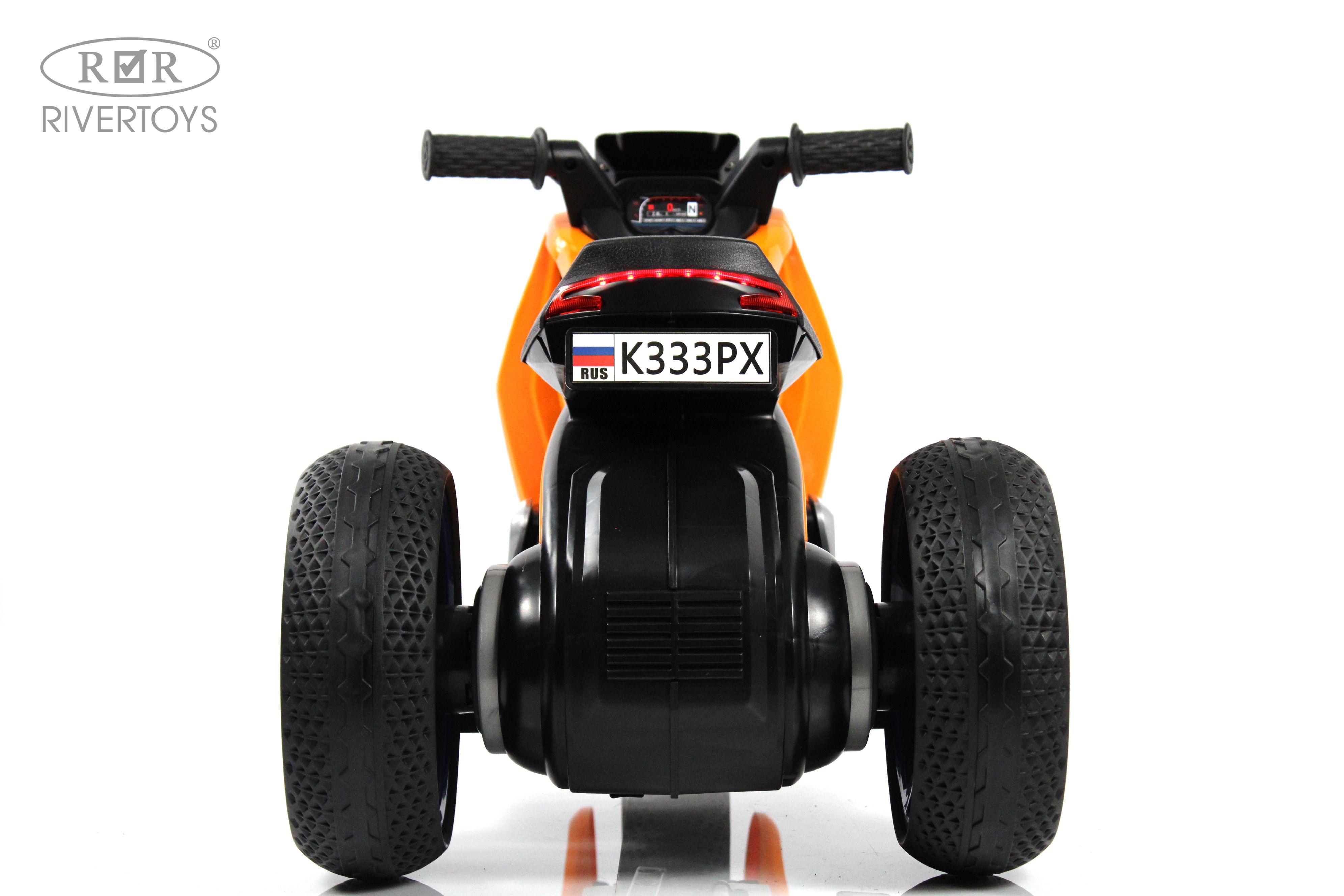 Электромобиль RIVERTOYS K333PX-ORANGE - фото 19