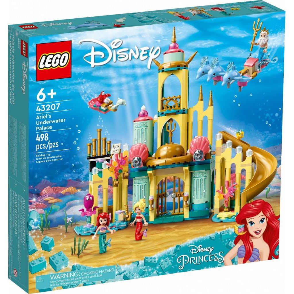 Конструктор LEGO Disney Princess Подводный дворец Ариэль 498 дет. - фото 3