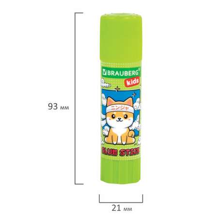 Клей-карандаш Brauberg 1 шт. в ассортименте
