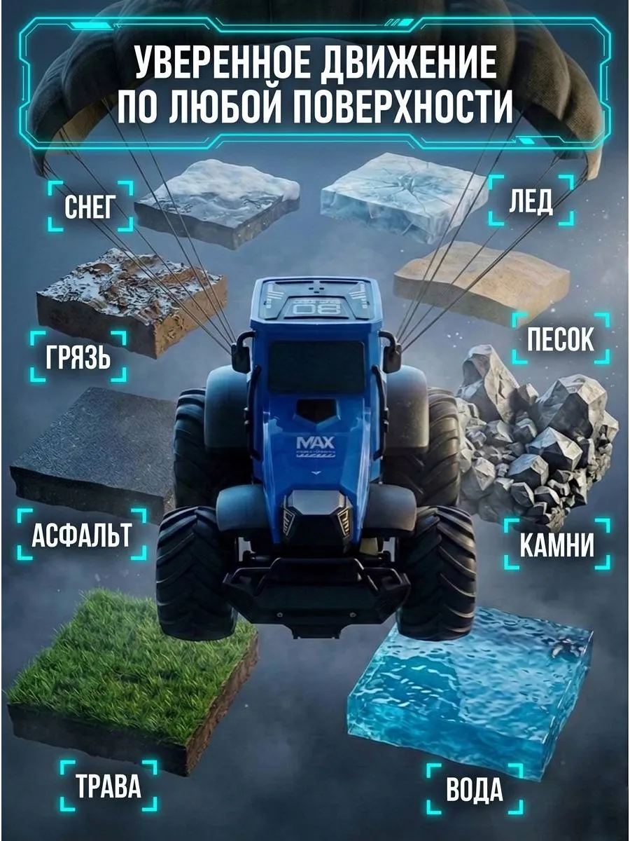 Трактор РУ MihokiToys 1:10 - фото 3