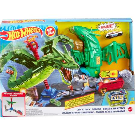 Трек Hot Wheels Воздушная атака дракона с пусковой установкой