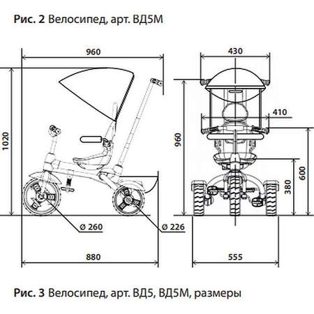 Трехколесный велосипед NiKA kids