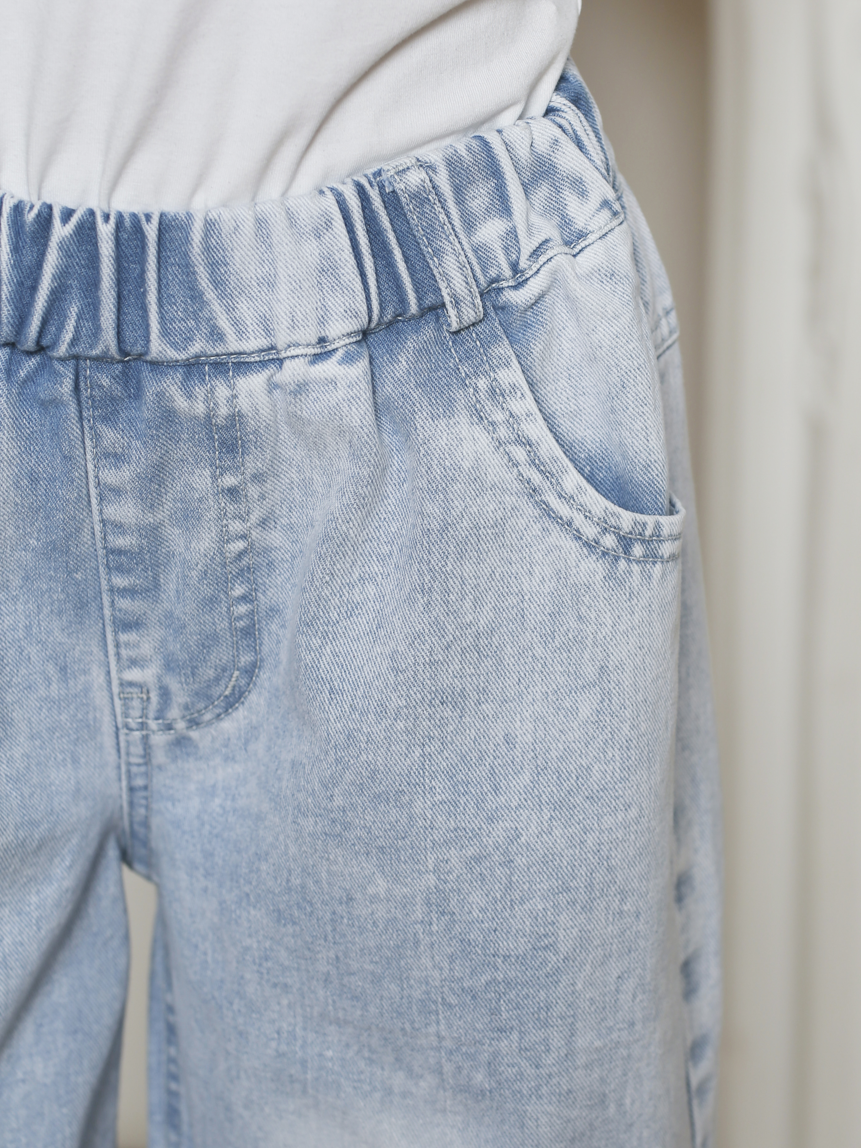 Джинсы-палаццо СИНИЙ МИР R256A-IL - фото 8