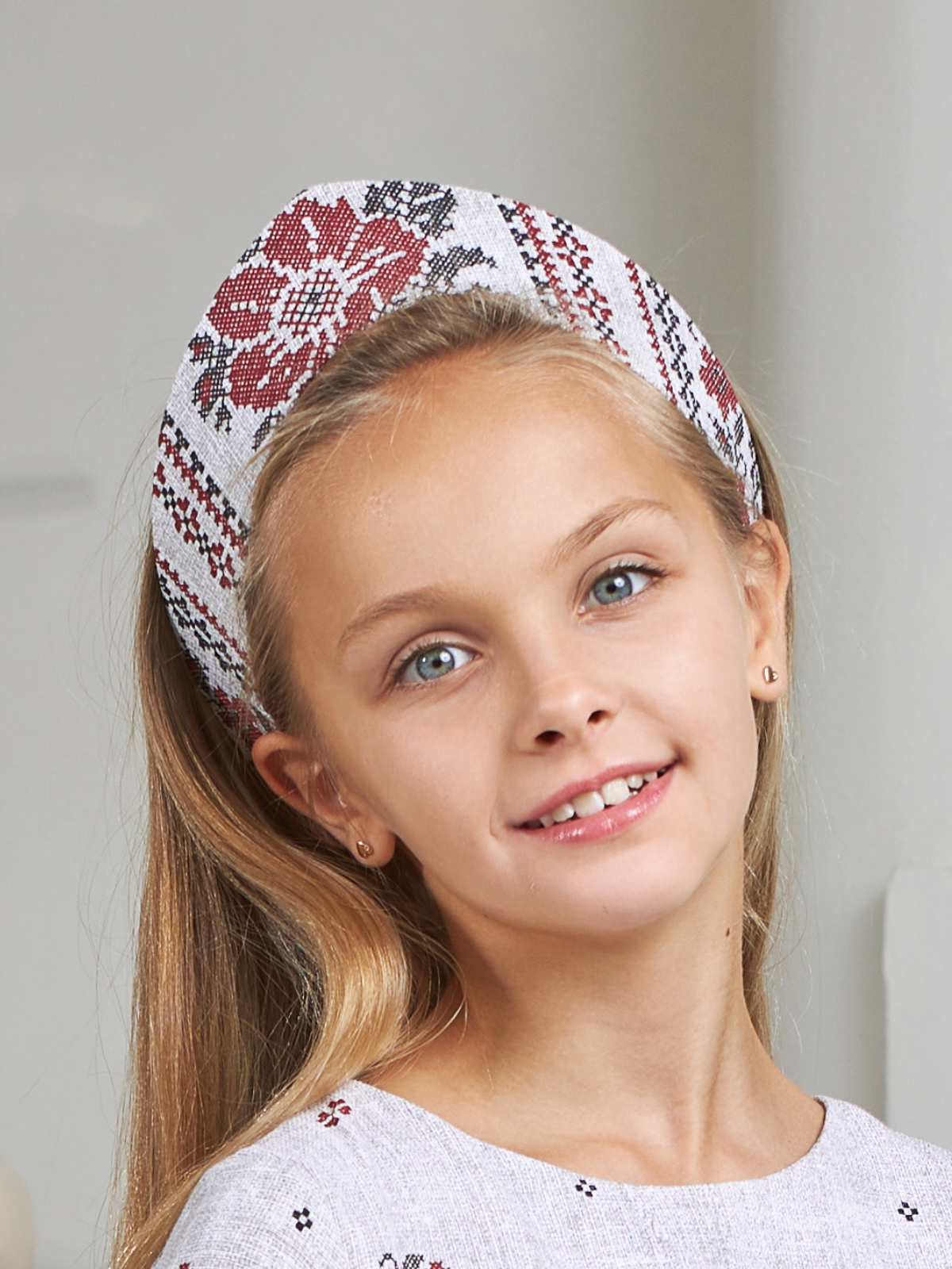 Кокошник MOUN кокошник_рогожка_орнамент - фото 1