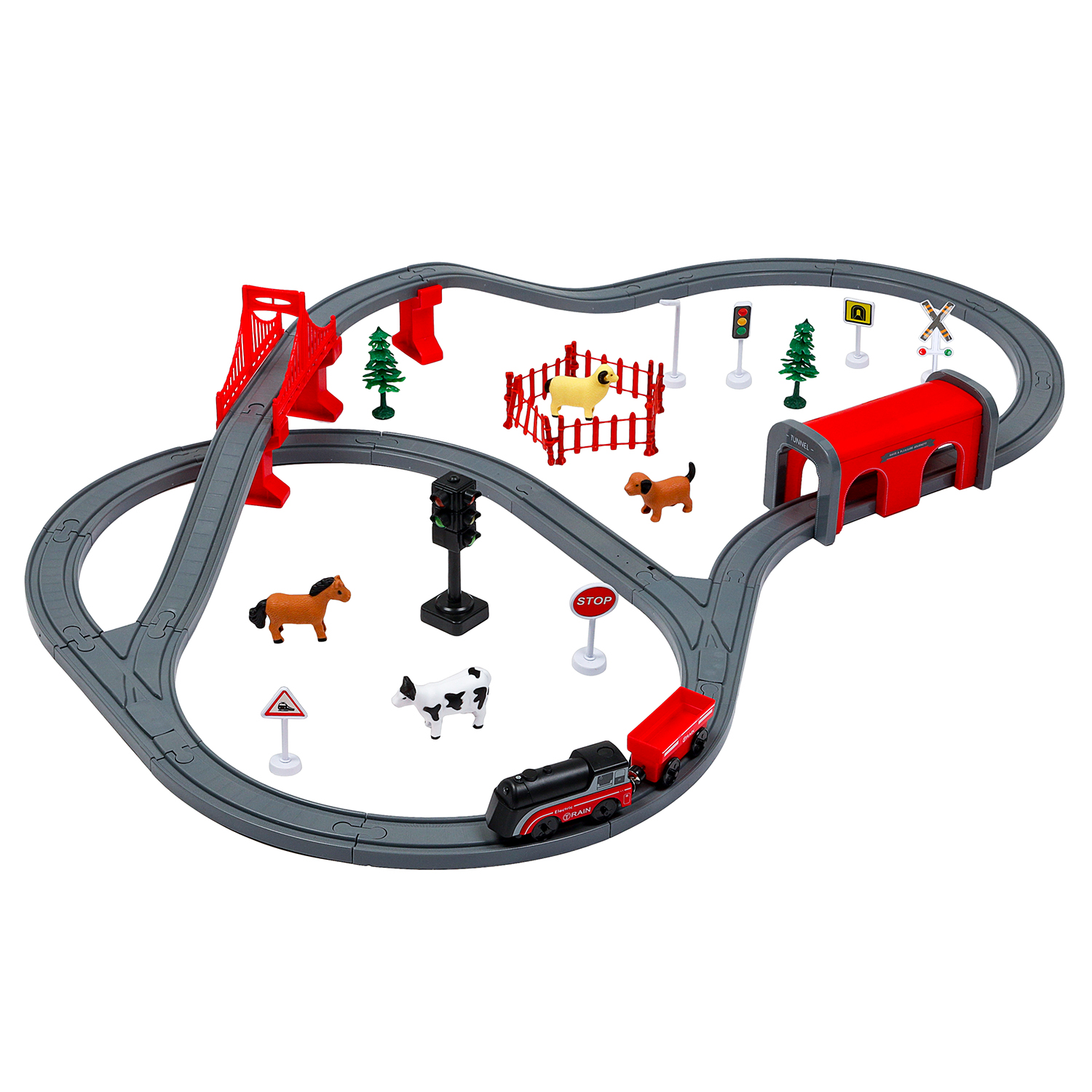 Набор железнодорожный Givito G211-021 - фото 4