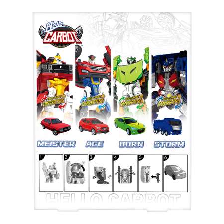 Игровой набор Hello Carbot Ace Трансформер