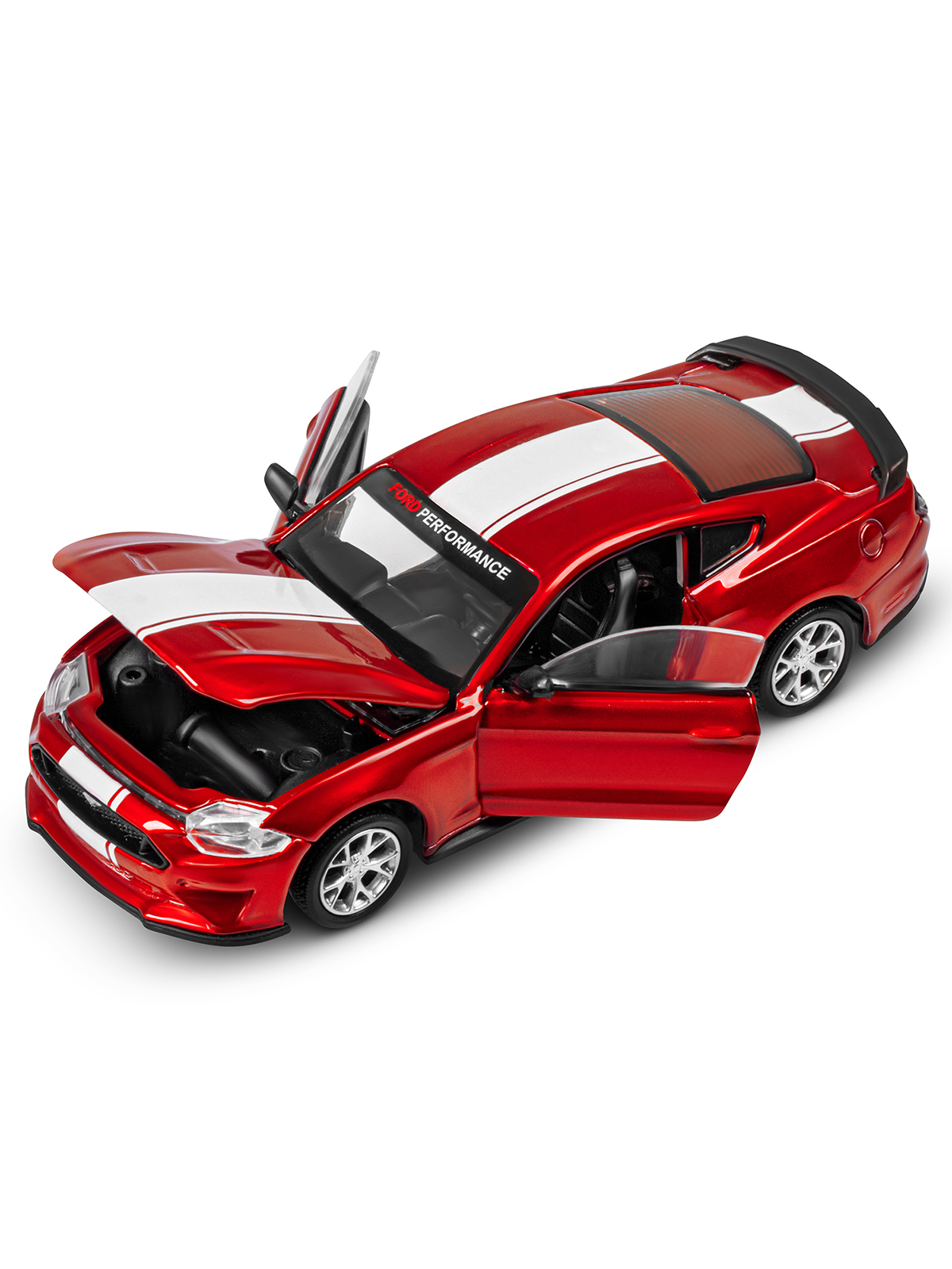 Автомобиль АВТОпанорама Ford Mustang Сборная модель 1:42 JB1251727 - фото 15