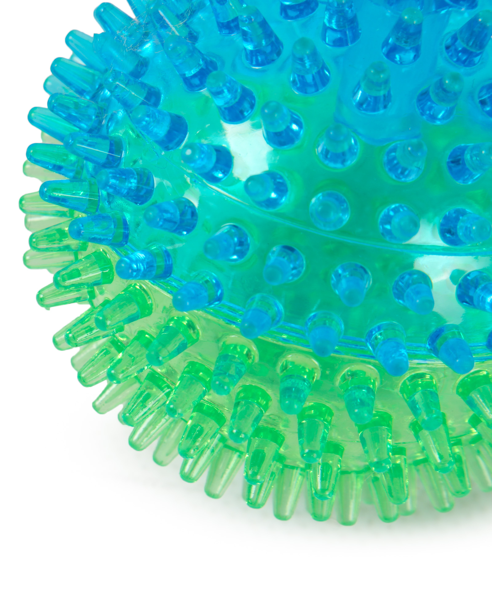 Игрушка для собак Barbaks Мяч-пупырка с массажными зубчиками пищит 9см ТПР в ассортименте - фото 12