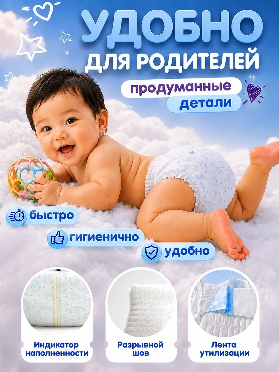 Трусики Kiddo Elite Soft XL (12-20 кг) 50 шт. - фото 7