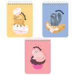 Блокнот Brauberg Котики гребень клетка А6 40 лист. в ассортименте