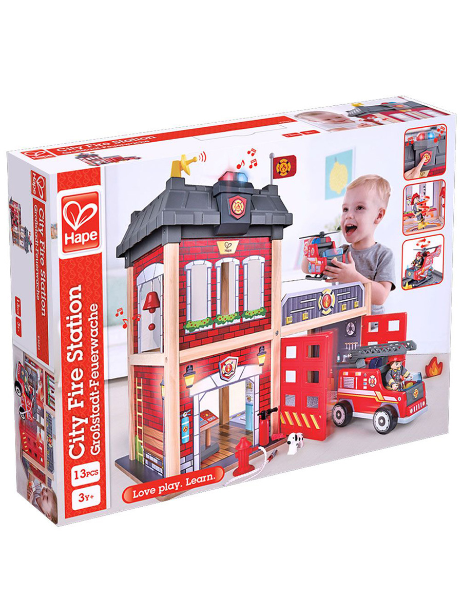 Игрушка Hape Пожарный (инструменты, экипировка) - фото 16