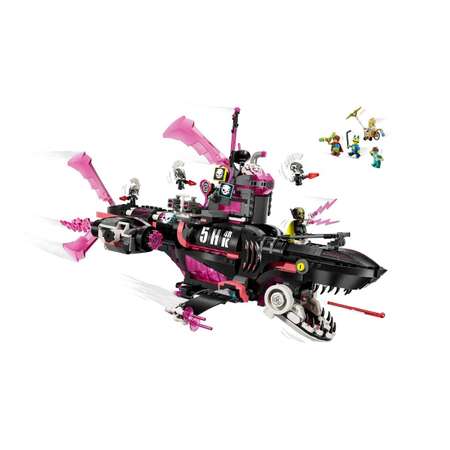 Конструктор LEGO DREAMZzz Кошмарная подводная лодка блочный