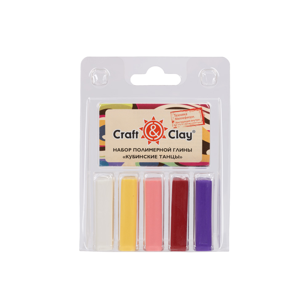 Глина Craft and Clay 5 цв. - фото 1
