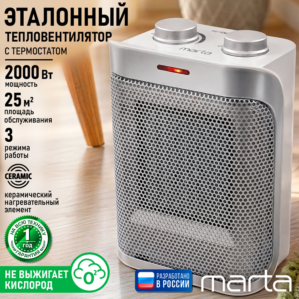 Тепловентилятор MARTA MT-2524 - фото 1