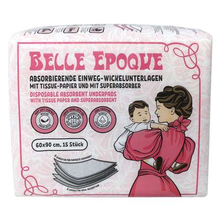 Пелёнки одноразовые Belle Epoque 60х90 см 15 шт.