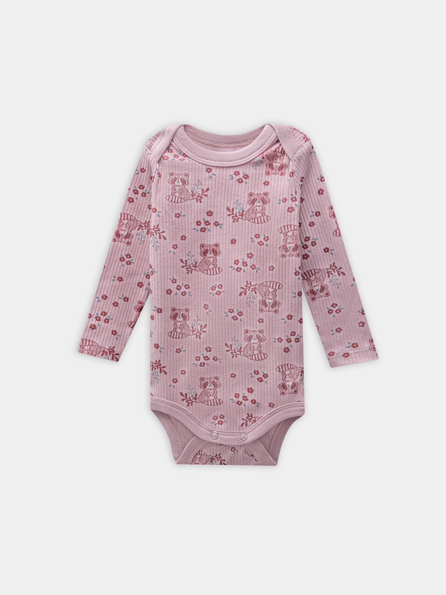 Боди Mark Formelle (Марк Формэль) 13018/цветочные еноты на п.розовом - фото 3