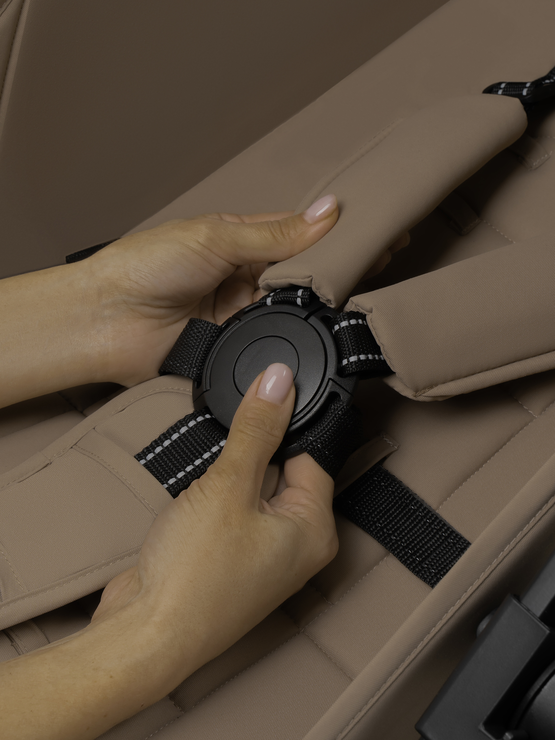 Коляска прогулочная JOVOLA Storm, бежевый - фото 38