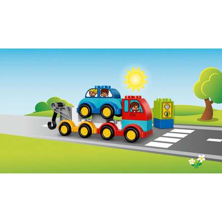 Конструктор LEGO DUPLO Мои первые машинки блочный