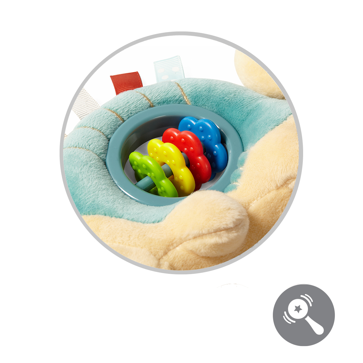 Игрушка Babyono подвеска Броненосец Arnold в ассортименте - фото 11