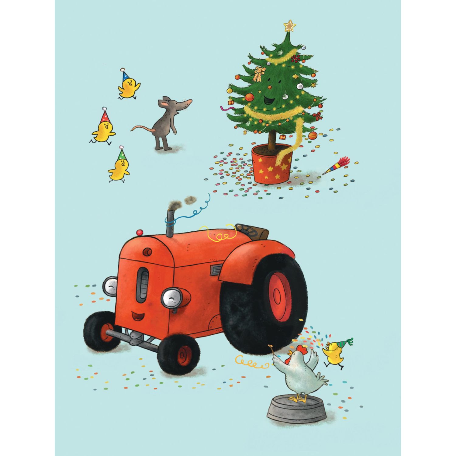 Книга Эксмо Маленьк красный Трактор новогодняя елка - фото 4