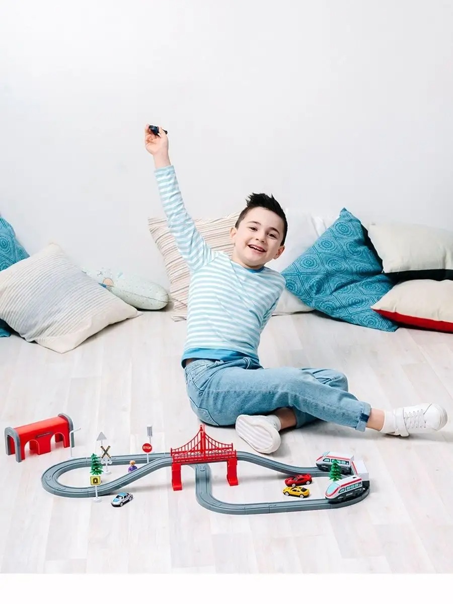 Набор железнодорожный Givito G201-013 - фото 3