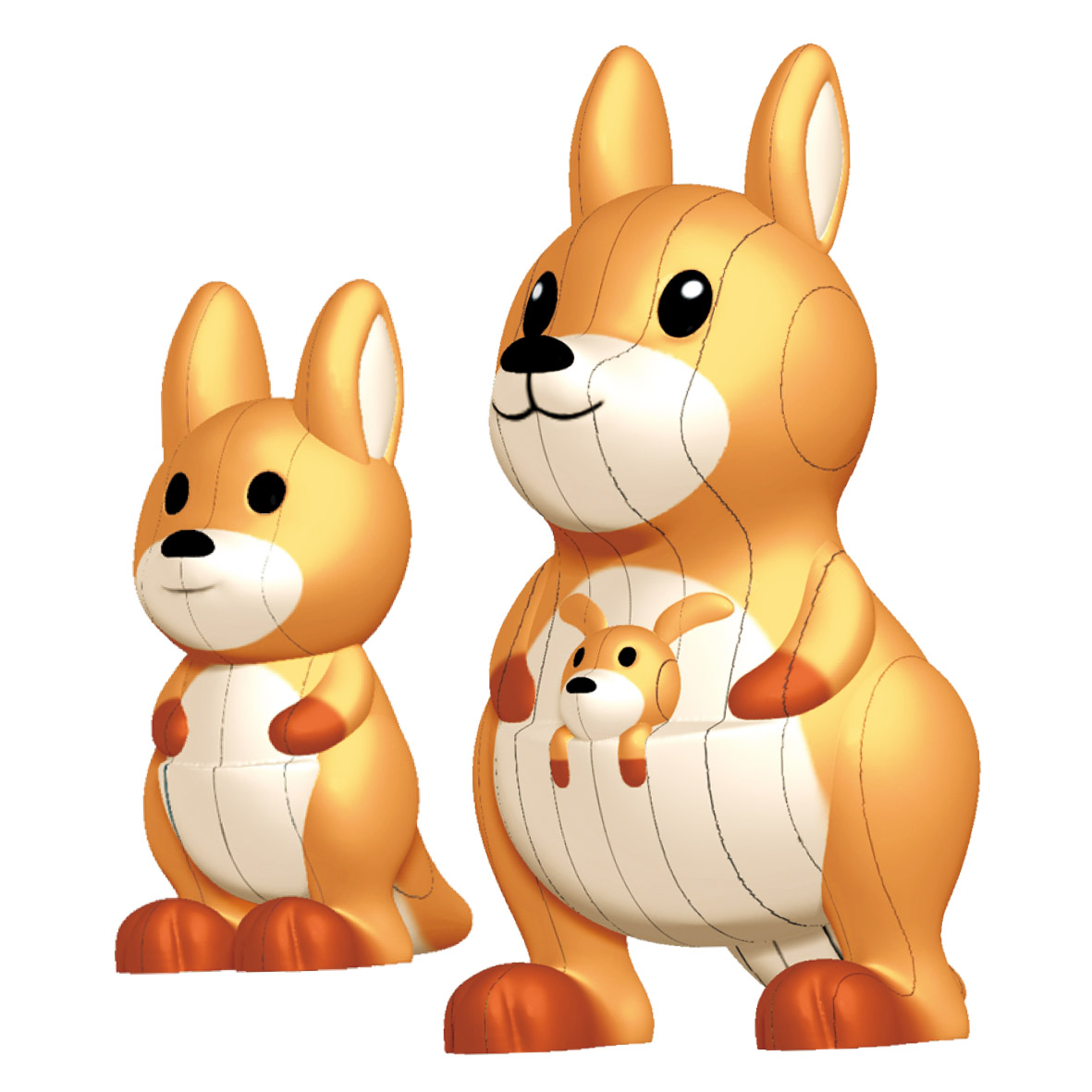 Конструктор СЛИПАРИКИ Кенгуру 24 дет. - фото 3