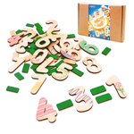 Раскраска Raduga Kids Цифры деревянные набор для творчества