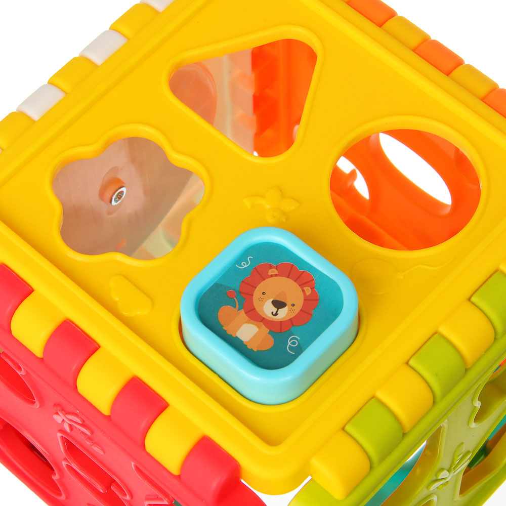 Игрушка Игроленд бизиборд сортер Бизикуб - фото 6