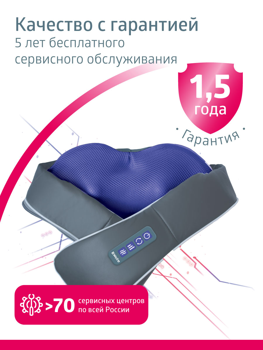 Массажер для тела шеи и плеч B.Well MED-440 белый - фото 2