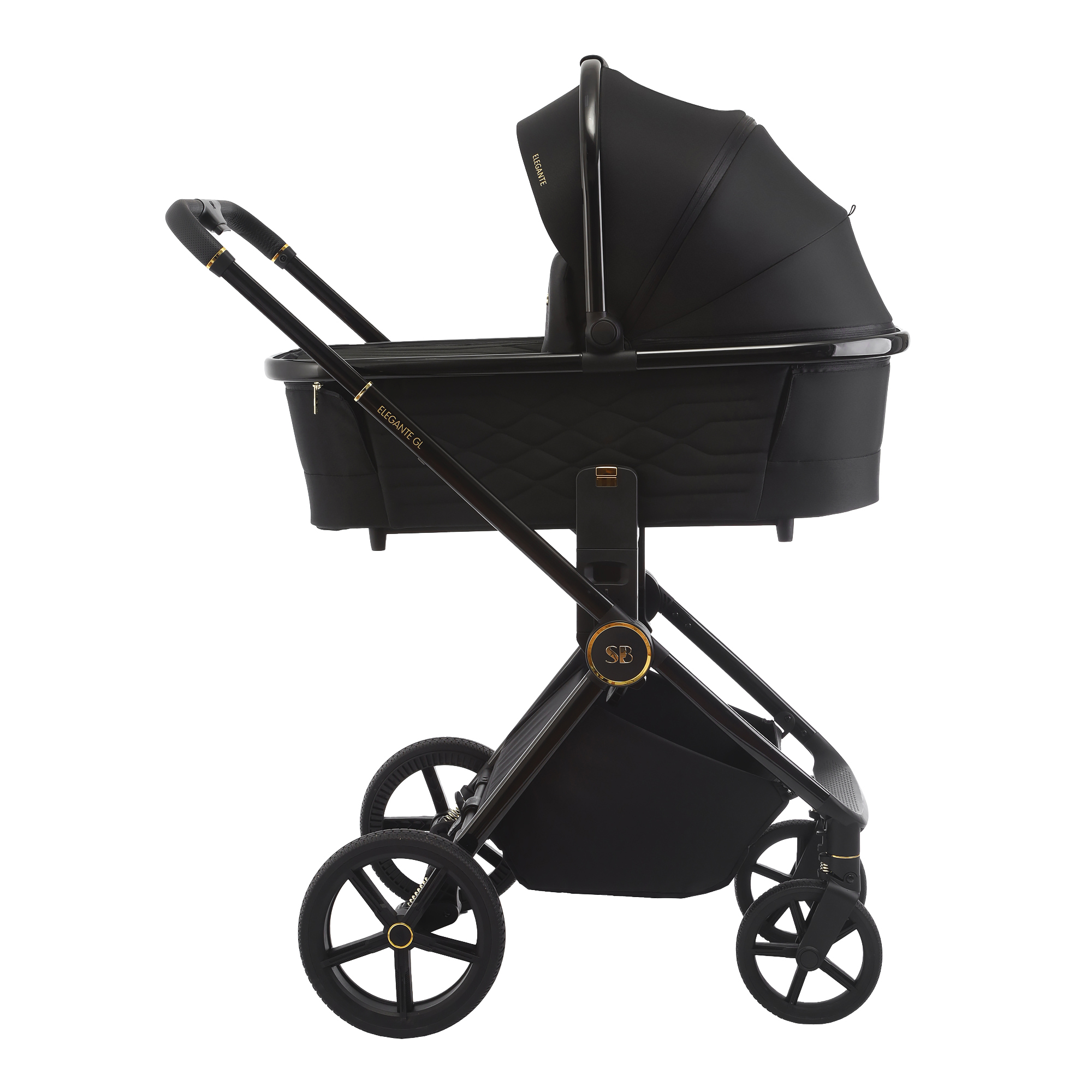 Коляска 3в1 Sweet Baby Elegante GL Black черный - фото 29