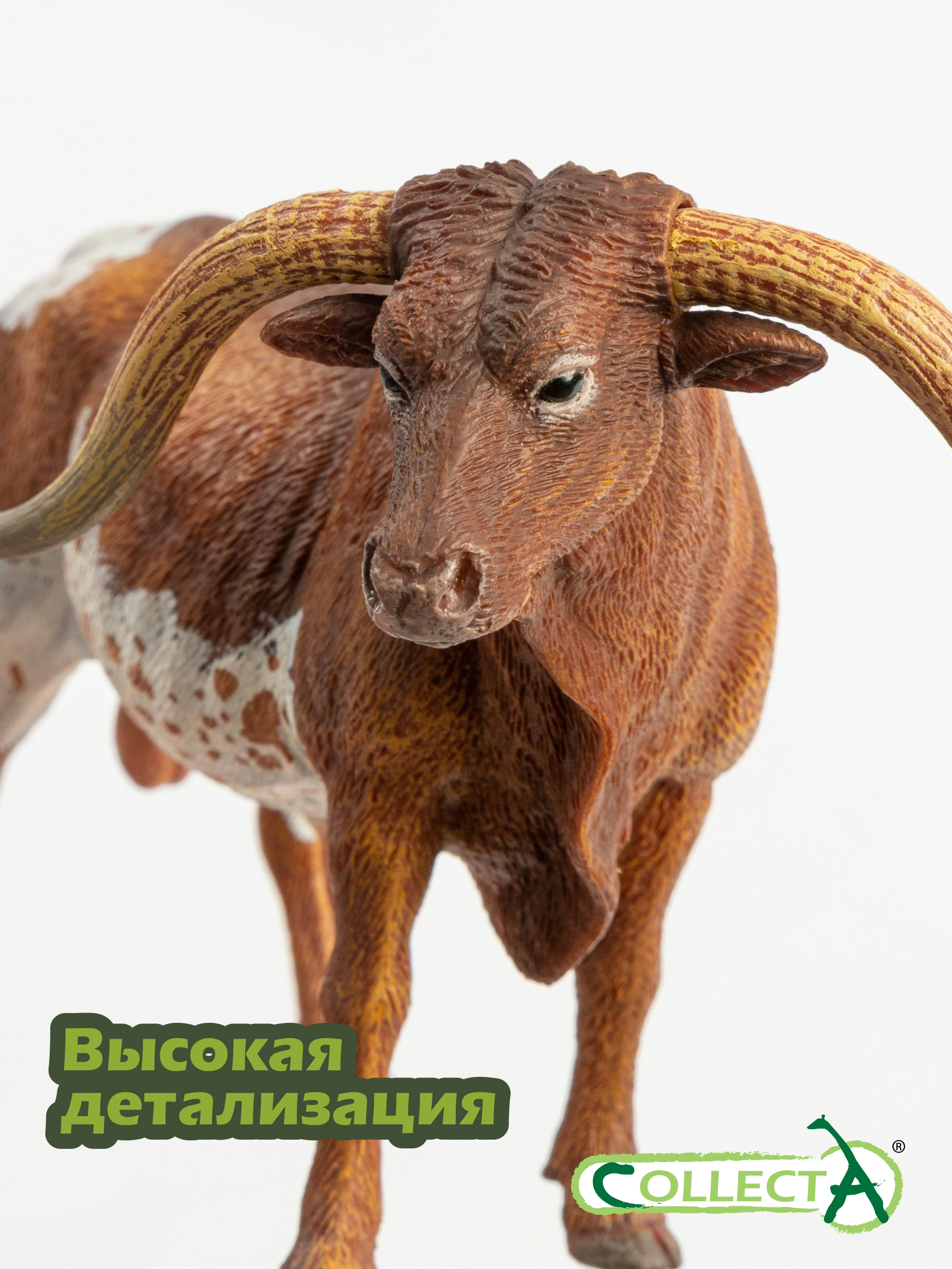 Фигурка Collecta Техасский длиннорогий бык - фото 3