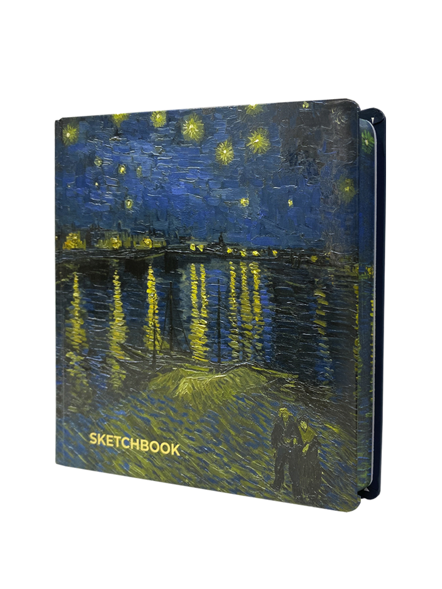 Скетчбук Проф-Пресс премиум Ван Гог А5 64 лист. 1 шт. - фото 7