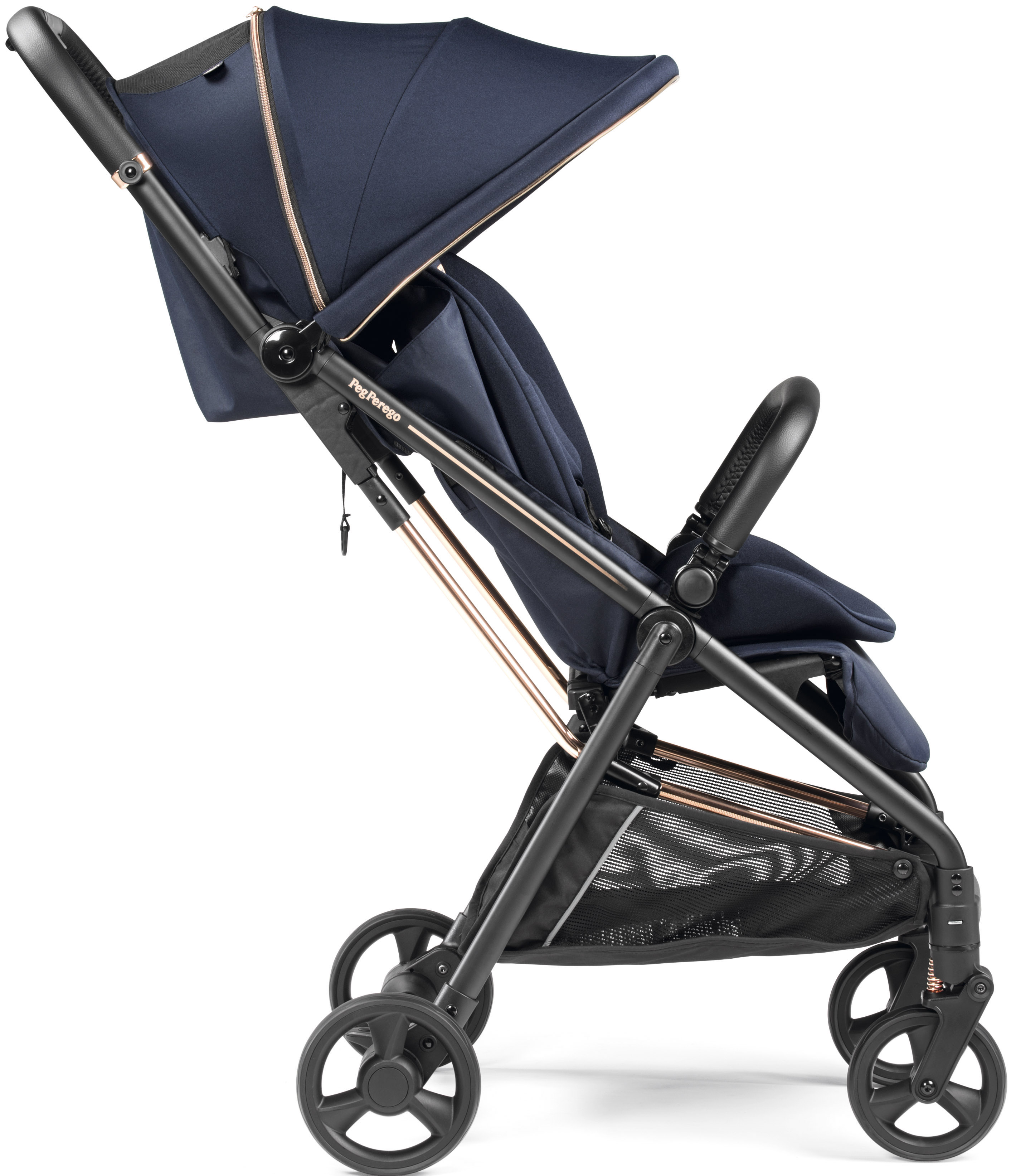 Коляска прогулочная Peg-Perego Selfie Plus синий - фото 5