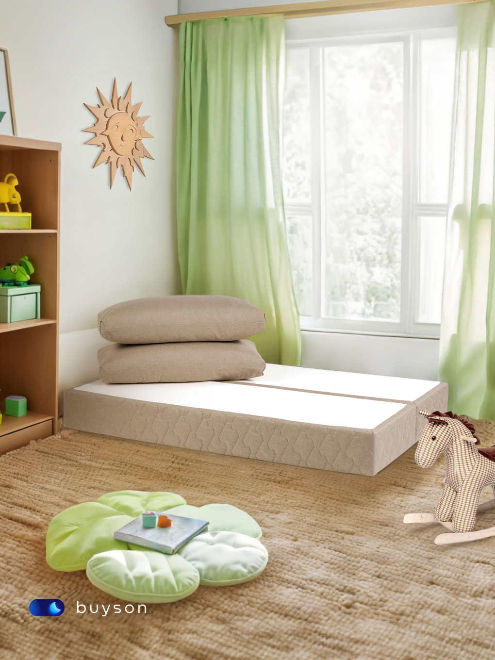 Диван buyson BuyDream бежевый - фото 15