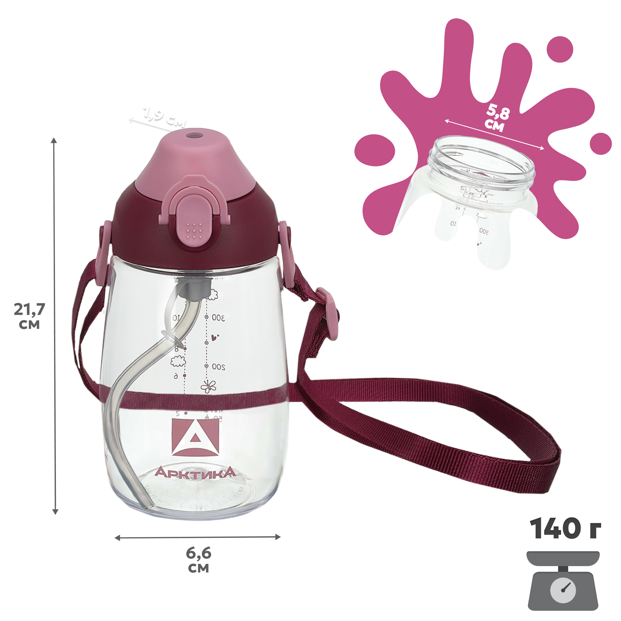 Бутылочка Арктика 480 мл - фото 2