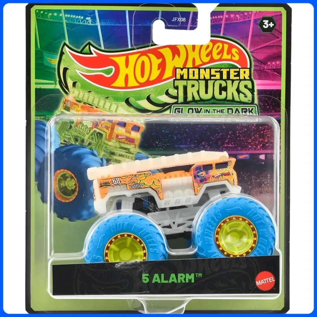 Автомобиль Hot Wheels Monster Trucks 5 Alarm 1:64 JFX10 - фото 2