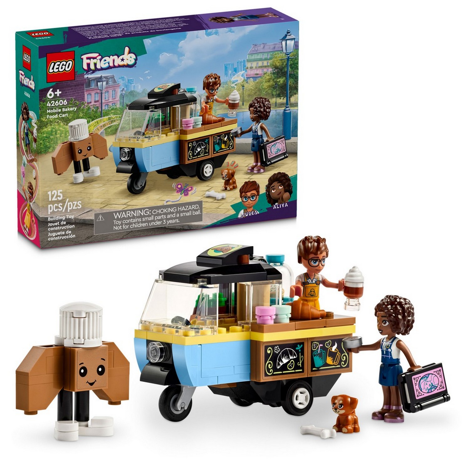 Конструктор LEGO Friends Мобильная тележка-пекарня блочный - фото 1