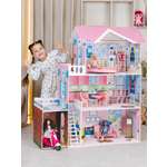 Домик для кукол PAREMO 118 см с мебелью