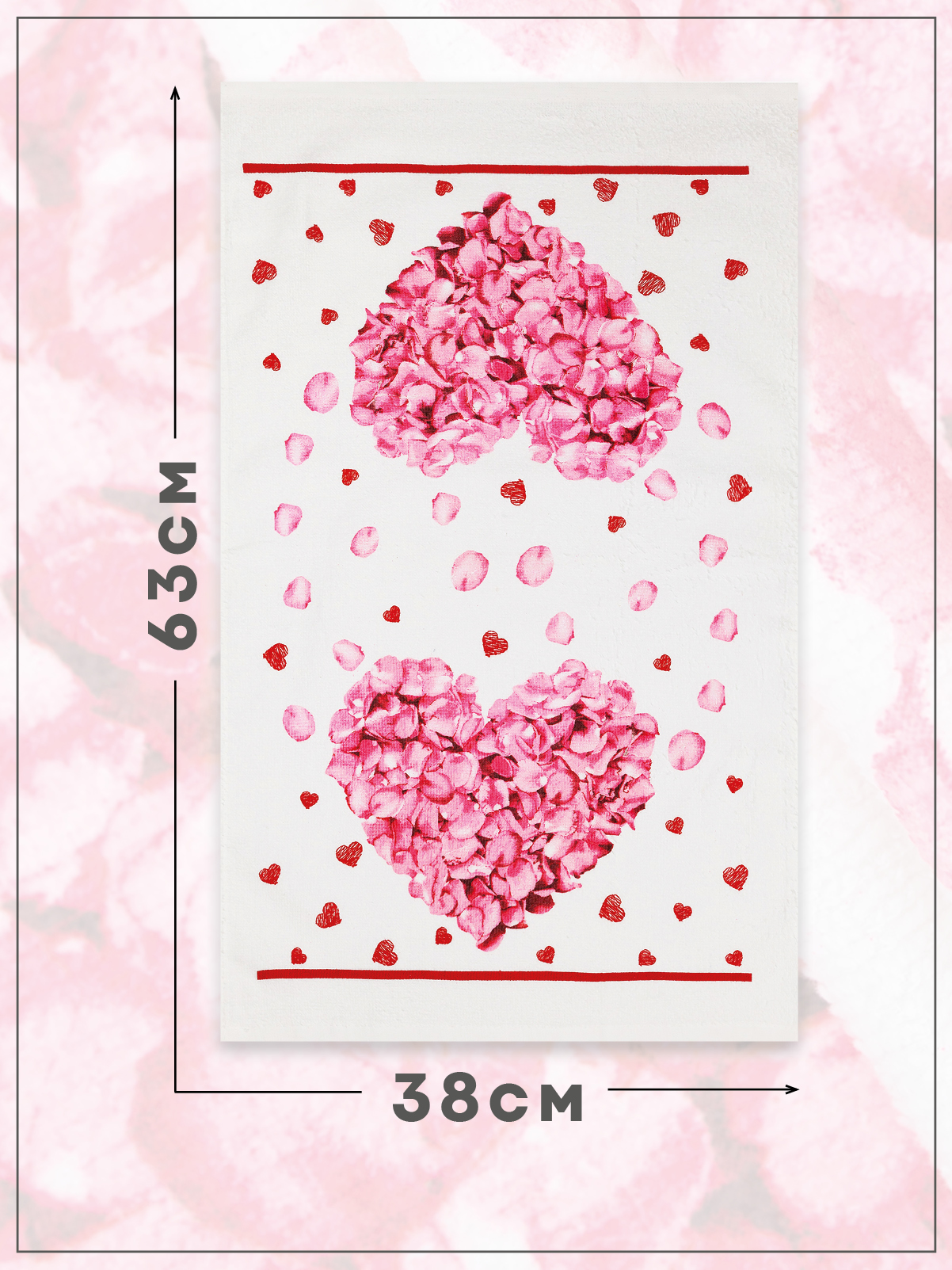 Комплект полотенец кухонных Wellness Валентинка Набор_3 - фото 4