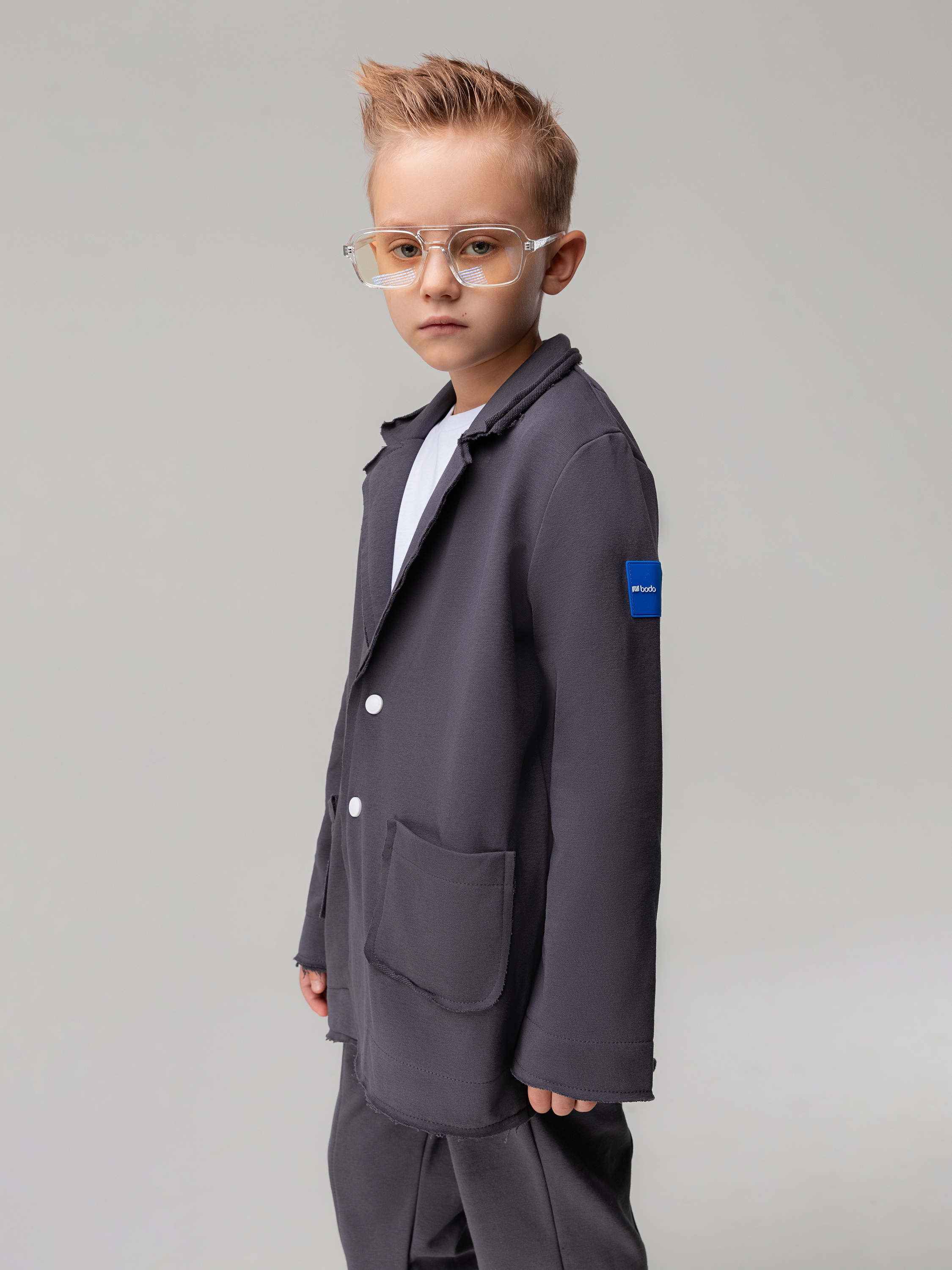 Пиджак Bodo 20-270MU_серый - фото 5
