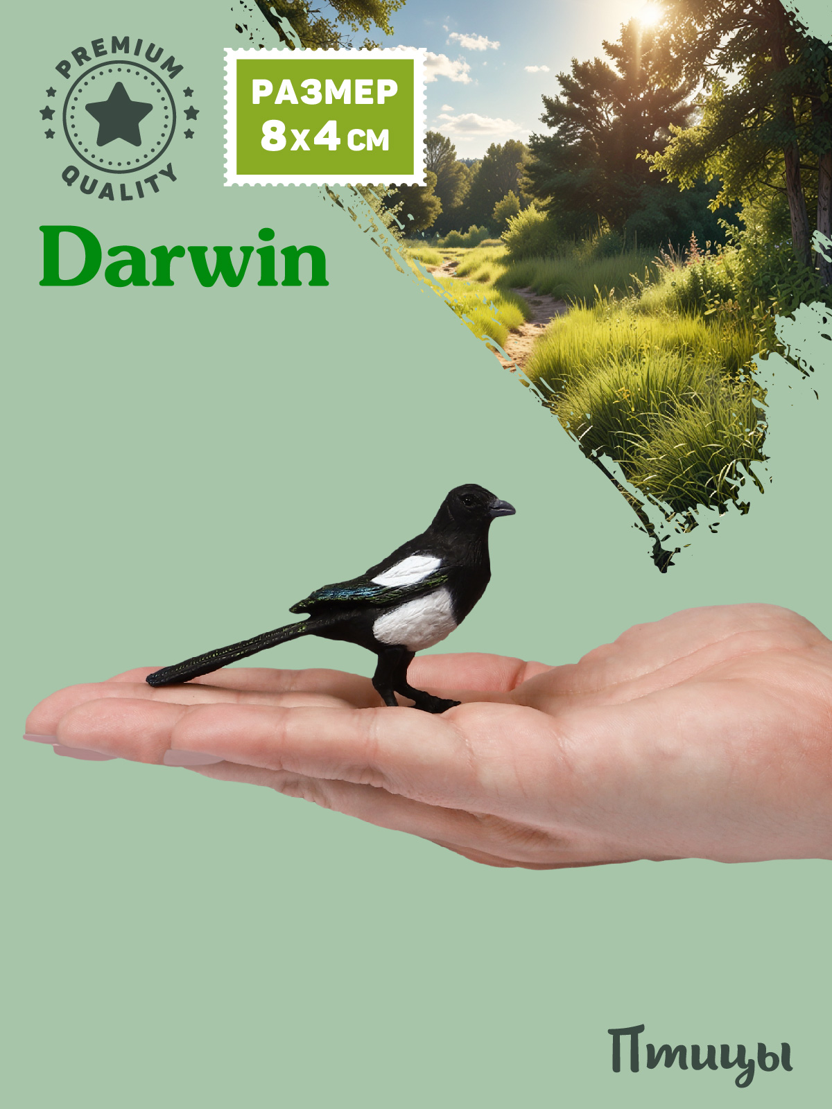 Фигурка DARWIN Птицы Сорока - фото 2