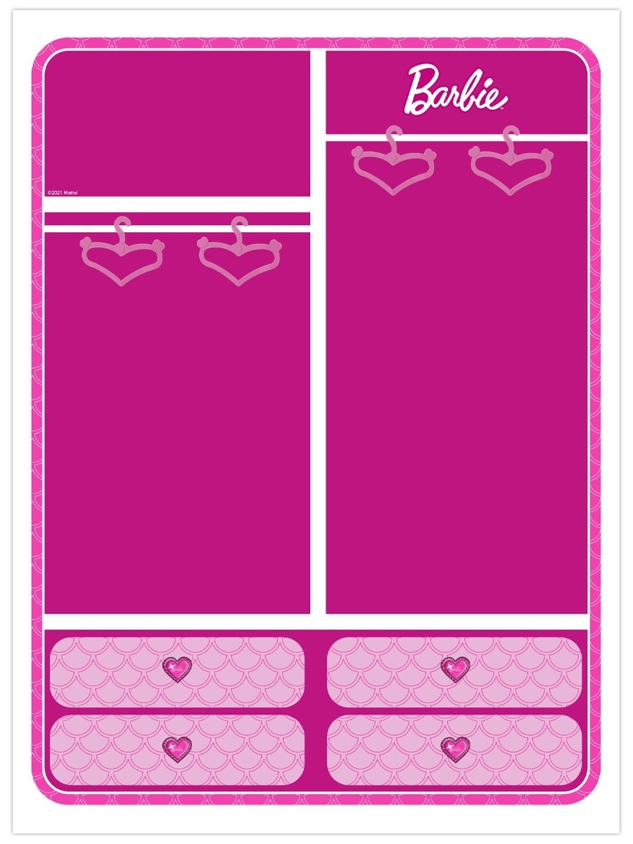 Магнит PRIORITY Переодевашка Барби - фото 5